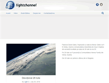 Tablet Screenshot of lightchanneltv.ro